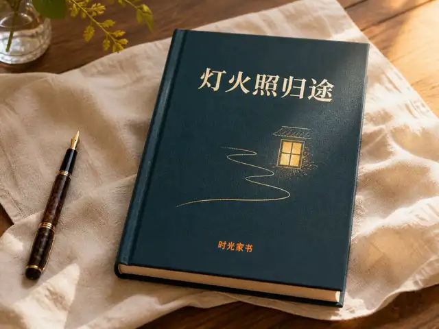 回忆录封面设计示例二，展示装帧与用纸质感